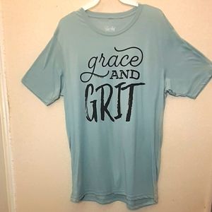 Womens Graphic Tee Tshirt Grace AMD Grit NWOT size Large